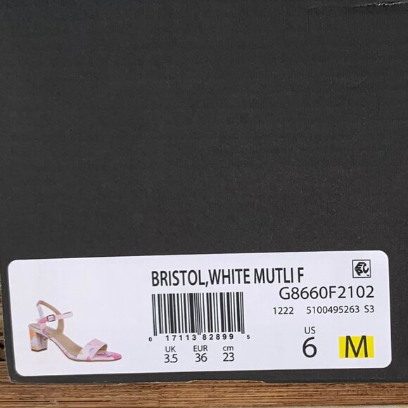 EUC Naturalizer Bristol Floral Block Heel Sandals, Multicolored Floral, Size 6 - Picture 12 of 12